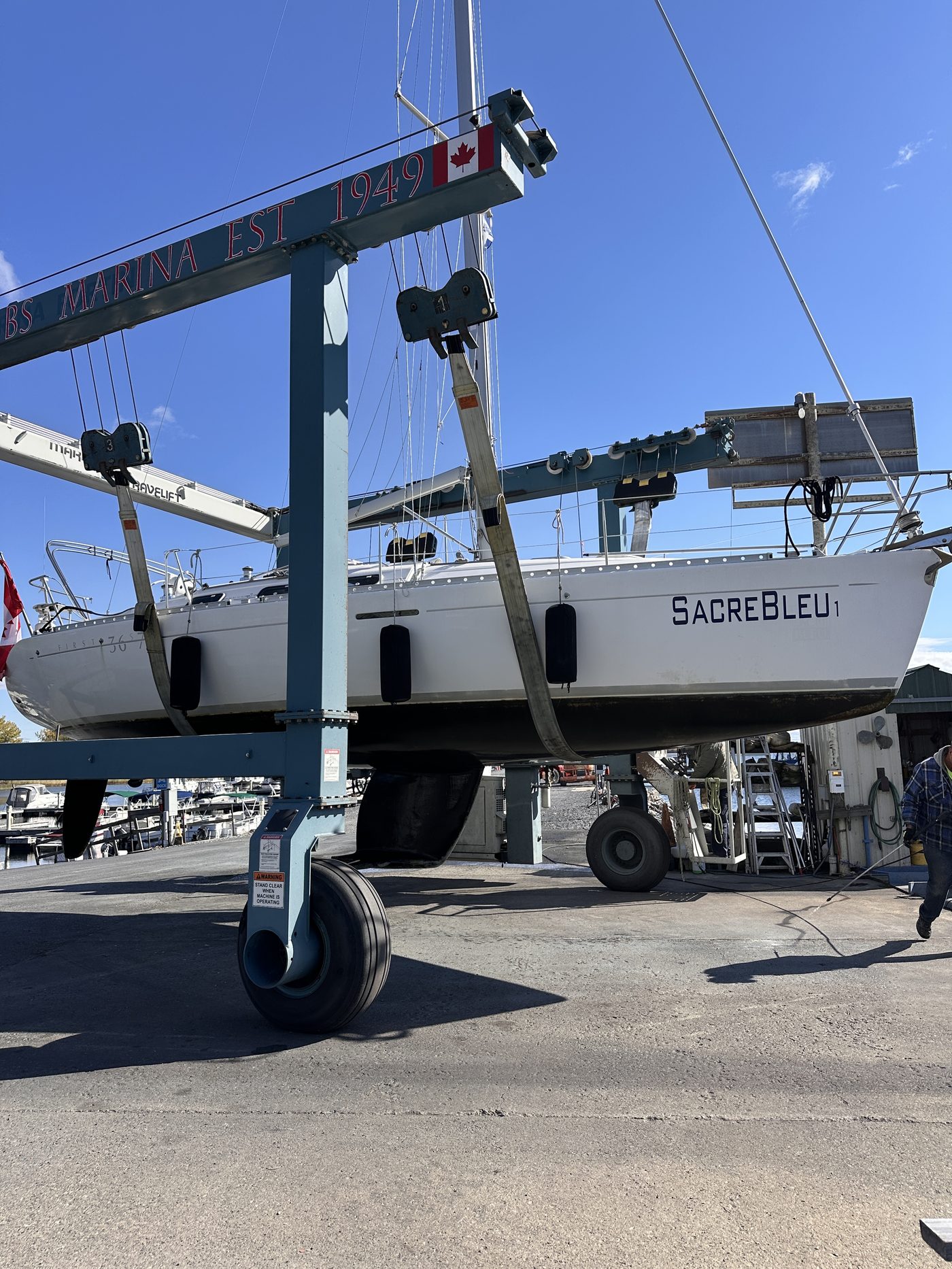 Hull inspection during haul-out